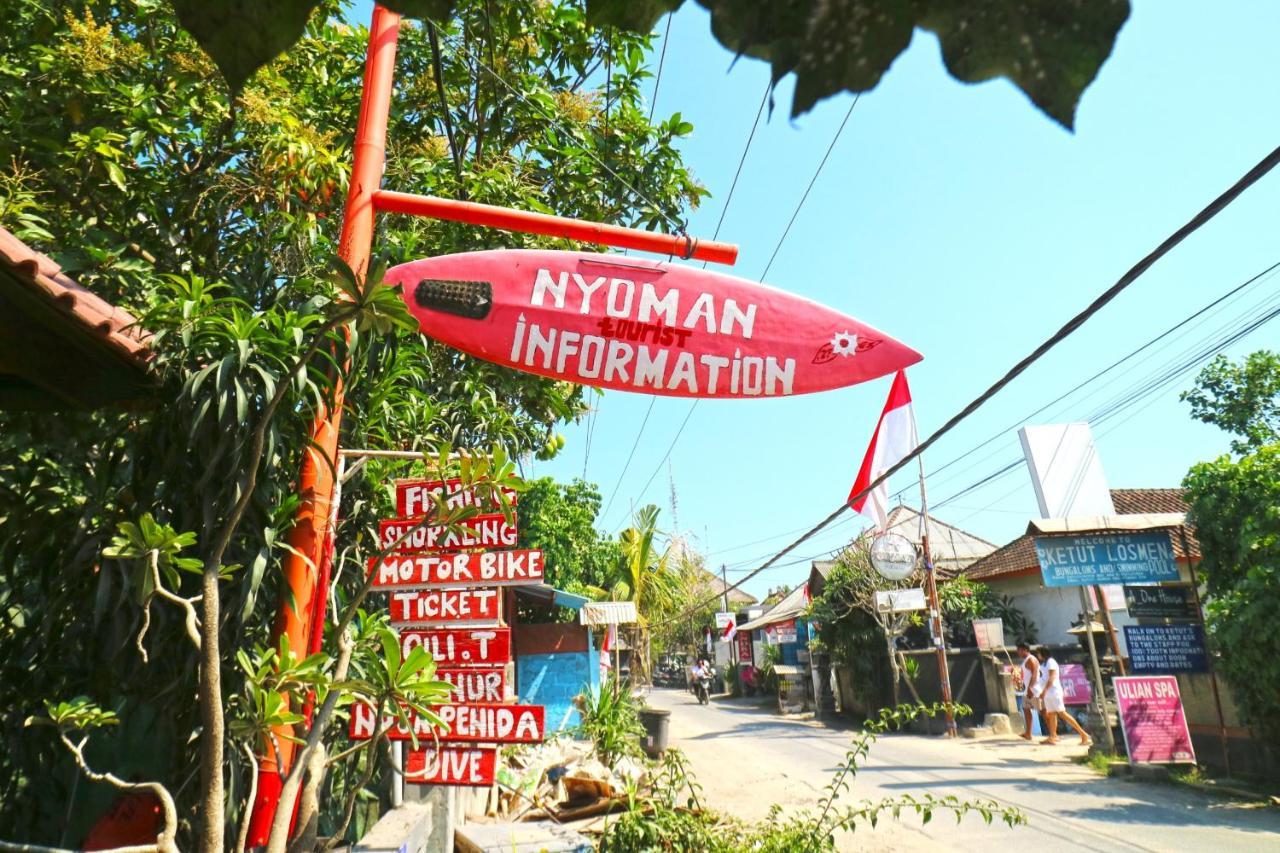 Nyoman Guesthouse And Grill Nusa Lembongan  Ngoại thất bức ảnh